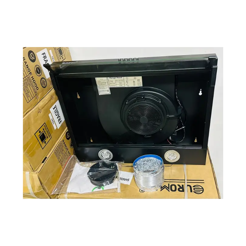 Black Slim Exhaust Range Cooker Hood (Filter Model) 60cm – photo 3
