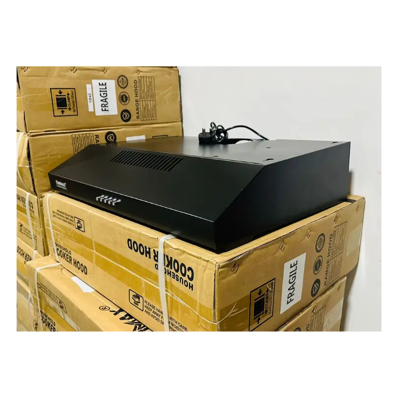 Black Slim Exhaust Range Cooker Hood (Filter Model) 60cm – photo 2