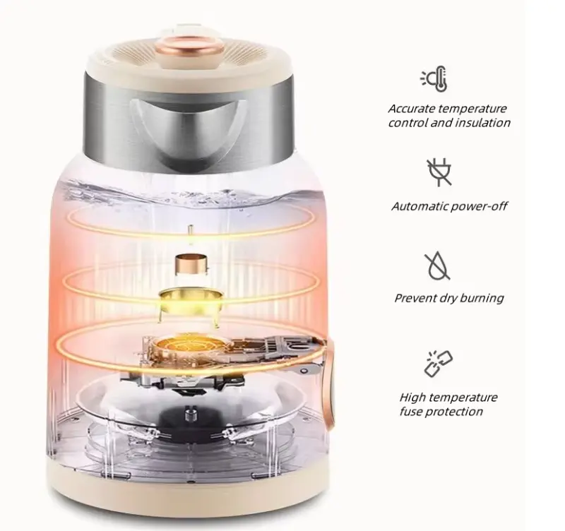 Richpower Premium Stainless Steel Electric Kettle 1.5 Liters – photo 3