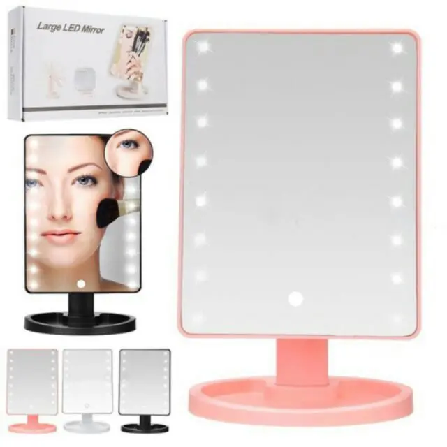 Make Up Vanity Illuminated Large LED Mirror with 16 LED Light – photo 2