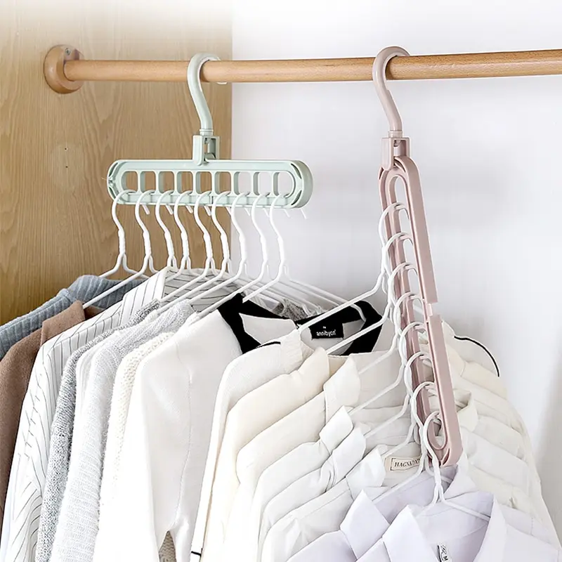 Magic Multi-port Support hangers for Clothes Drying Rack Multifunction Plastic Clothes rack drying hanger Storage Hangers – photo 2