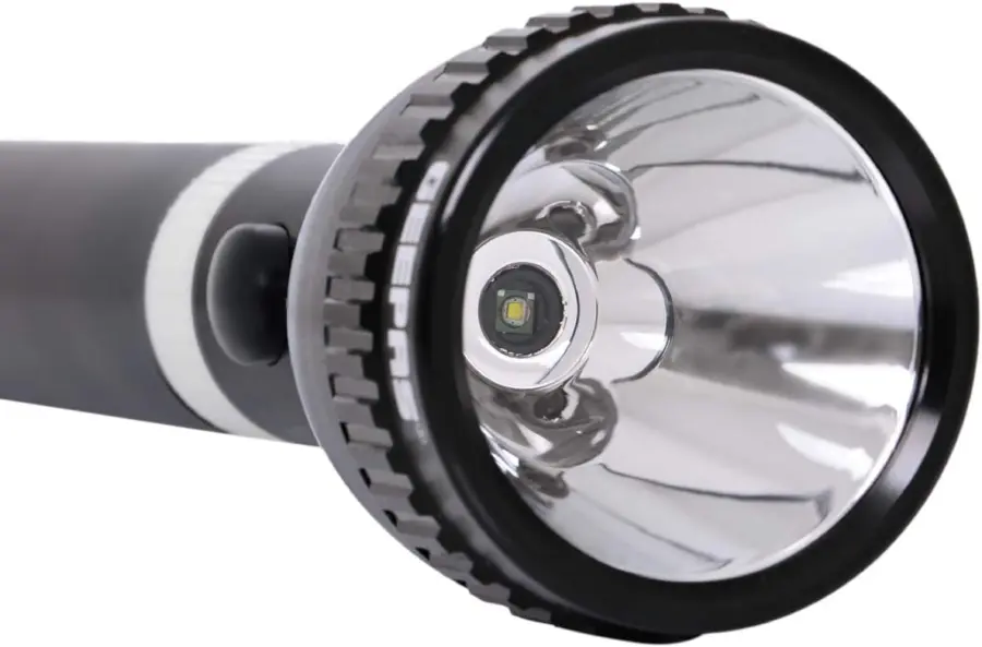 buy rechargeable steel body torch in sri lanka heavy duty and water proof led torch