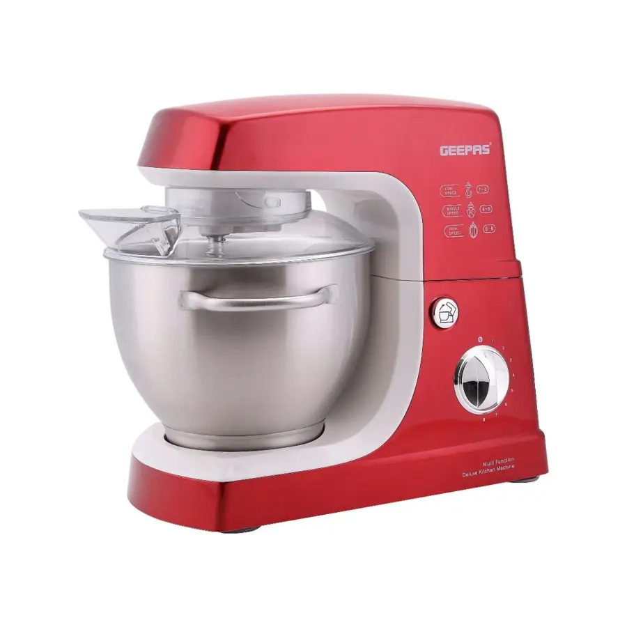 Geepas 3 In 1 600W Stand Mixer Blender – 8 Level Speed, Stainless Steel Bowl, Splash Guard GSM5442 – photo 6