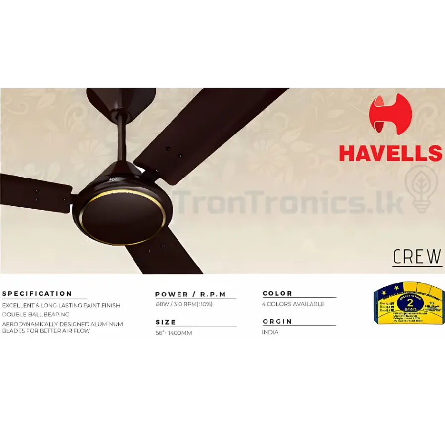 Buy-black-ceiling-fan-in-sri-lanka-aluminum-blades-indian-havells-brand