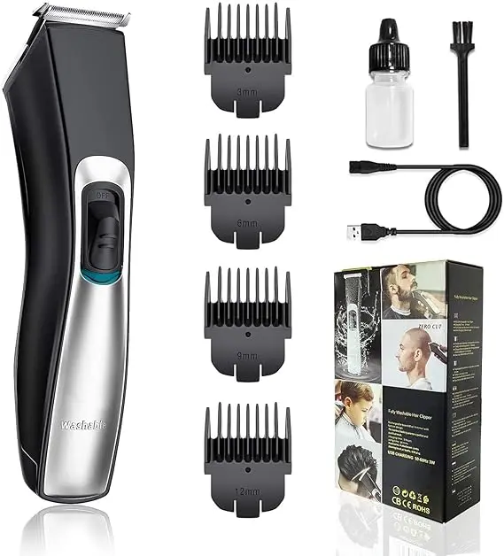 HTC Rechargeable AT-129C Beard Trimmer And Hair Clipper For Men (Washable) – photo 4