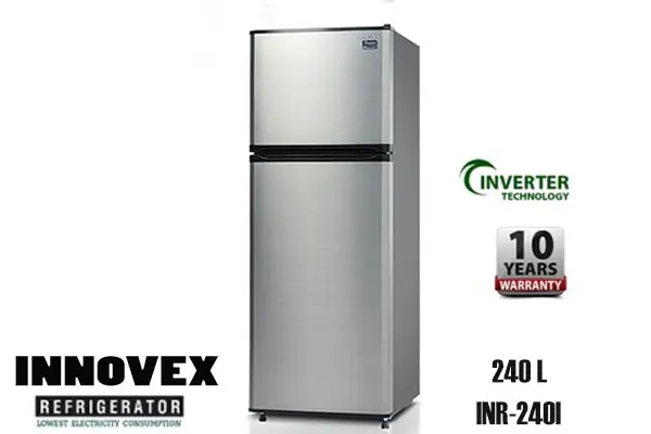 Innovex Inverter Refrigerator Double Door 250 liters INR240I – photo 2