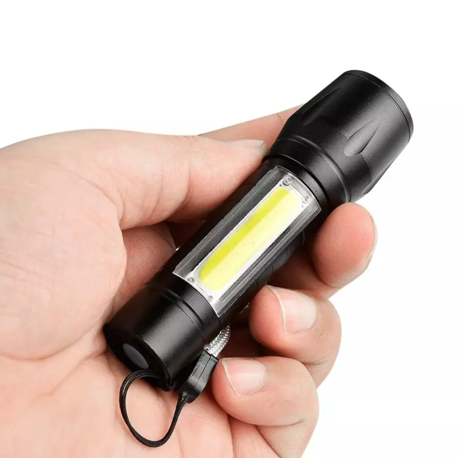 Mini Led USB Rechargeable Flashlight 3W – photo 4