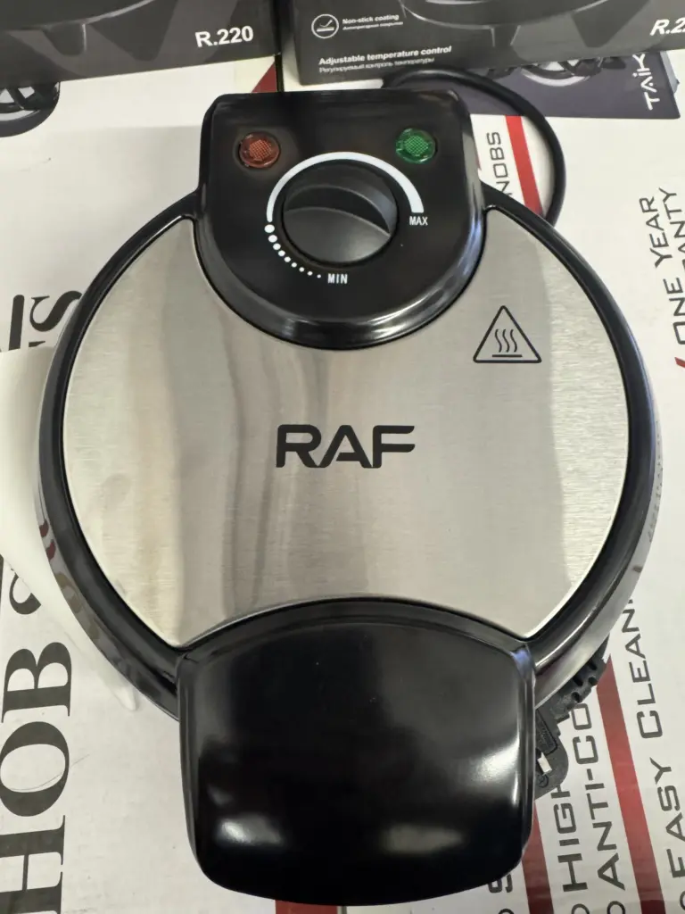 Raf Electric Egg Roll Maker, Crispy Omelet, Waffle, Pancake DIY Ice Cream Cone Machine 1200watts – photo 3