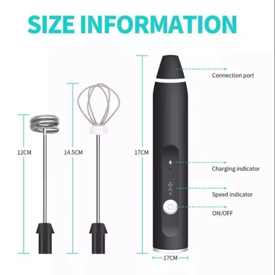 Rechargeable Milk Frother – photo 2