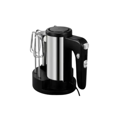 Introducing the MITSHU Hand Mixer S/S 200W MH-505, available at trontronics.lk, the ultimate kitchen companion designed for Sri Lankan culinary enthusiasts. With 5 adjustable speeds and a turbo boost function, this powerful and versatile hand mixer ensures precise control over your culinary creations. The mixer includes two essential attachments – a whisk for light and airy mixtures like whipped cream or meringue, and a beater for effortlessly mixing batters and doughs. Crafted with a sleek and modern design, the MITSHU Hand Mixer S/S 200W MH-505 features an ergonomically designed handle for a comfortable grip. The stainless steel mixing head adds durability and a touch of elegance to your kitchen. Easy attachment and removal of accessories make it user-friendly, and the provided storage case keeps your hand mixer organized and protected when not in use. Key Features: - 5 speeds + turbo boost function - 2 different attachments: whisk and beater - Ergonomic handle for comfortable grip - Easy attachment and removal of accessories - Convenient storage case - Stainless steel mixing head Benefits: - Easy to use and versatile - Powerful performance for various culinary tasks - Durable construction for long-lasting use - Variety of attachments for diverse recipes - Sleek and modern design complements any kitchen decor Additional Reasons to Choose MITSHU Hand Mixer S/S 200W MH-505: - Sleek and modern design - High-quality materials for long-term durability - 1-year warranty for peace of mind Elevate your culinary experience with the MITSHU Hand Mixer S/S 200W MH-505 – a reliable, powerful, and stylish addition to your kitchen from trontronics.lk.