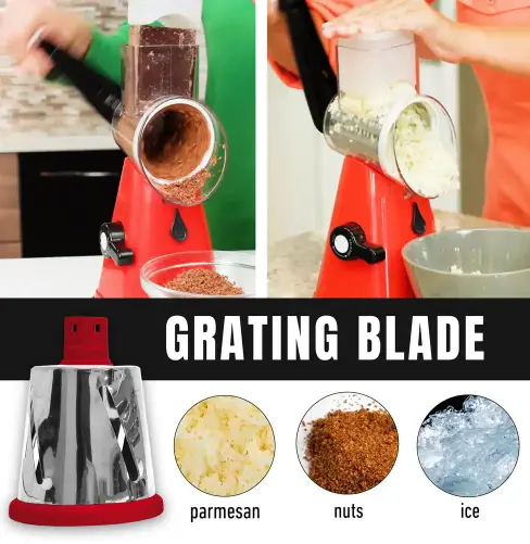 Nutri-Slicer 3-in-1 Spinning Counter-top Food Slicer and Grater – photo 4