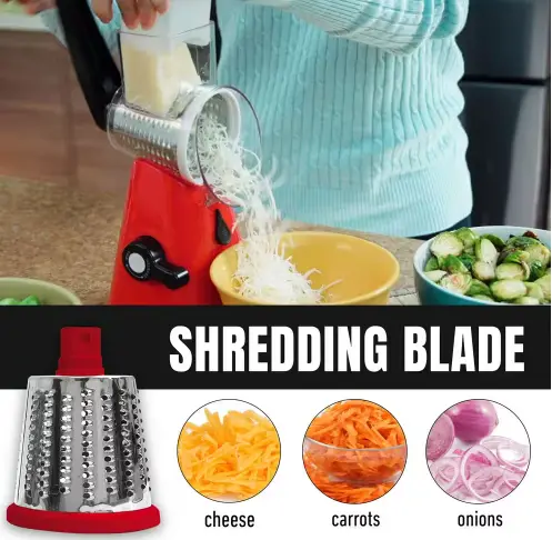 Nutri-Slicer 3-in-1 Spinning Counter-top Food Slicer and Grater – photo 6