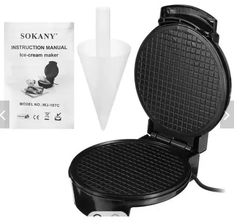 Raf Electric Egg Roll Maker, Crispy Omelet, Waffle, Pancake DIY Ice Cream Cone Machine 1200watts – photo 6