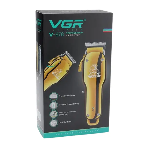 VGR V-678 Hair Trimmer – Cordless Precision Grooming - photo 3 - Shopo.lk