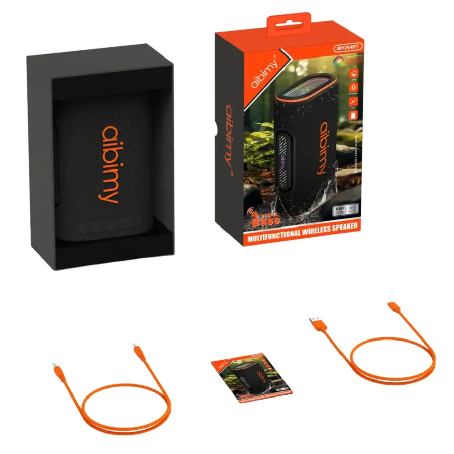 Aibimy MY264BT Speaker Waterproof Super Bass Wireless Speaker - photo 2 - Shopo.lk