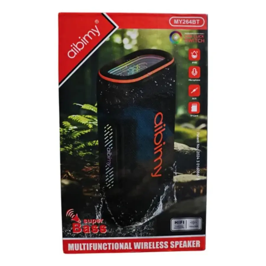 Aibimy MY264BT Speaker Waterproof Super Bass Wireless Speaker - photo 3 - Shopo.lk