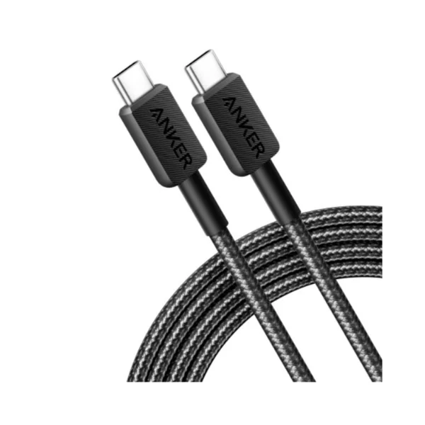 Anker 322 Braided Type-C to Type-C 1m Cable - A81F5H11 - Shopo.lk Sri Lanka