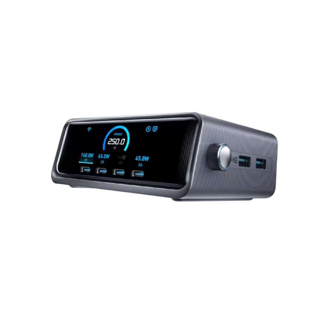 Anker Prime 250W GaNPrime Desktop Charger (A2345241) – Silver - photo 2 - Shopo.lk