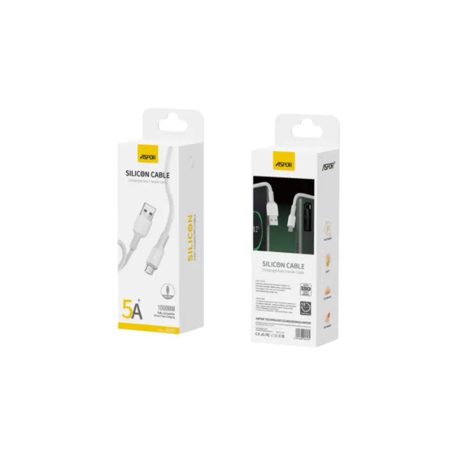 ASPOR A080 Micro USB Fast Charging & Data Sync Cable - photo 2 - Shopo.lk