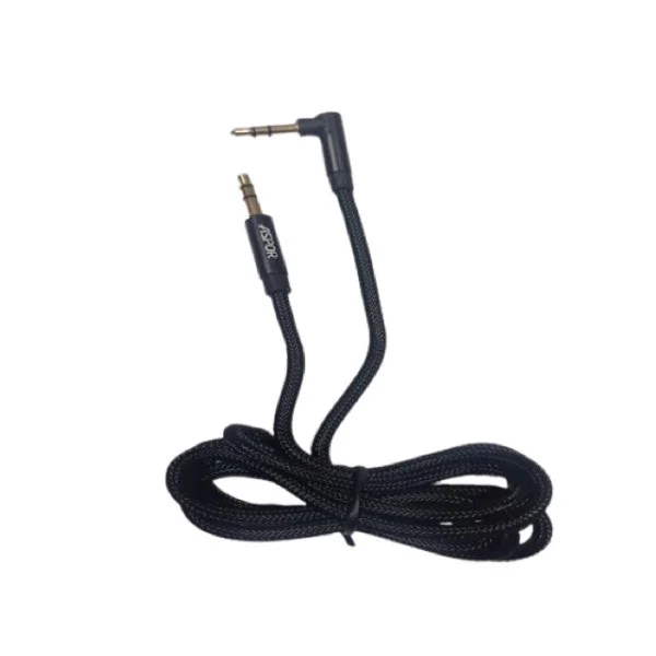 Aspor A231 3.5MM Elbow AUX Cable - Shopo.lk Sri Lanka