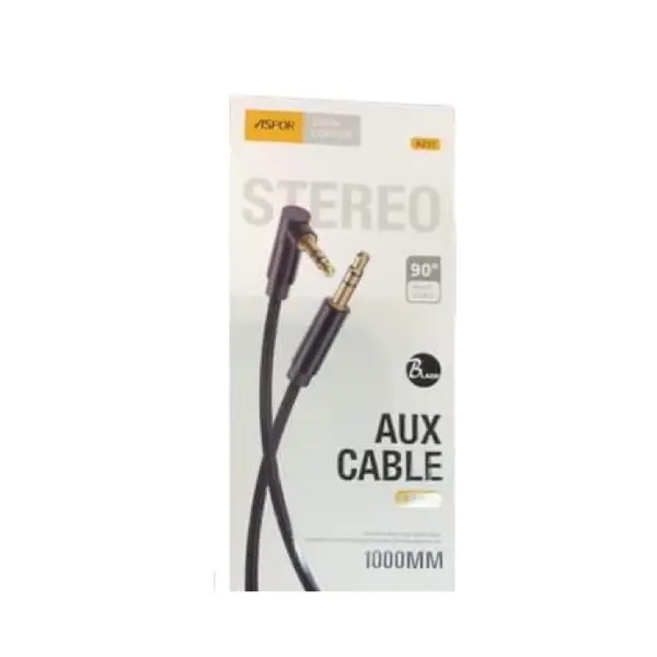 Aspor A231 3.5MM Elbow AUX Cable - photo 2 - Shopo.lk