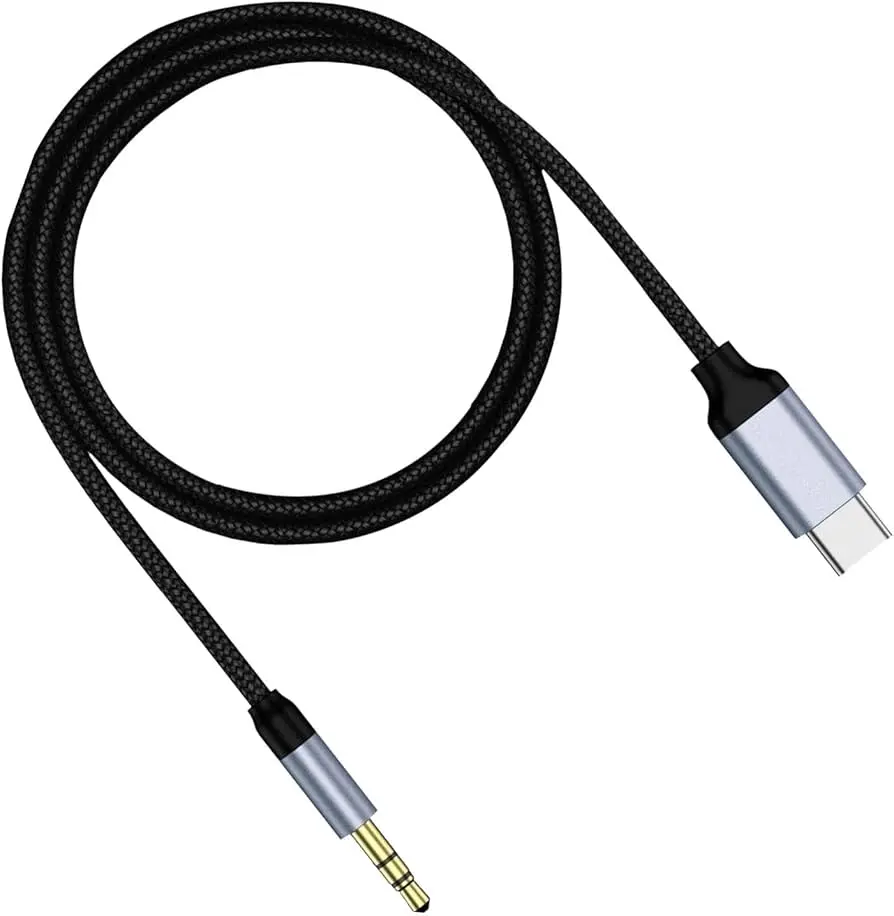 ASPOR A253 USB-C to 3.5mm AUX Audio Cable (120cm) - photo 2 - Shopo.lk