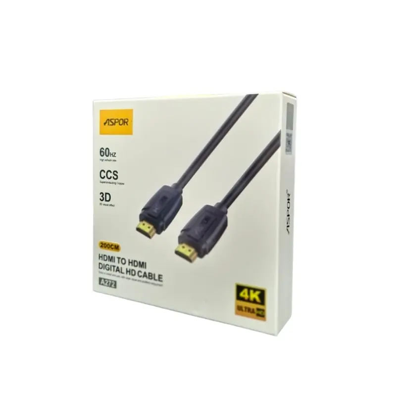 ASPOR A272 HDMI to HDMI Digital HD Cable - Shopo.lk Sri Lanka