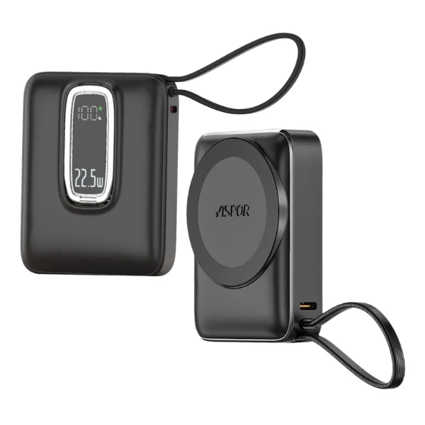 Aspor A313 PD 10000mAh Magsafe Powerbank - photo 3 - Shopo.lk