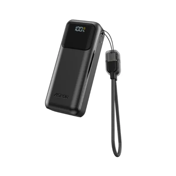 Aspor A353 10000mAh 22.5W Fast Charging Mini Power Bank - photo 3 - Shopo.lk