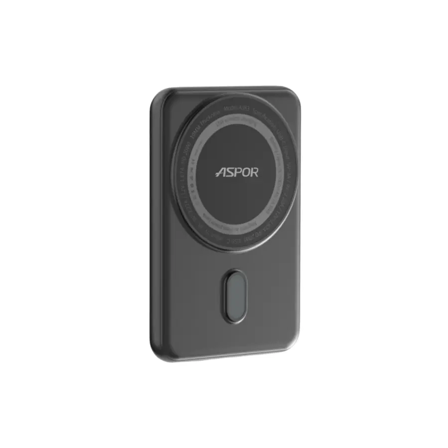 ASPOR A383 5000mAh Magnetic Wireless Power Bank - Shopo.lk Sri Lanka