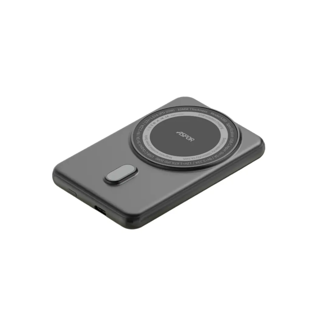 ASPOR A383 5000mAh Magnetic Wireless Power Bank - Shopo.lk Sri Lanka