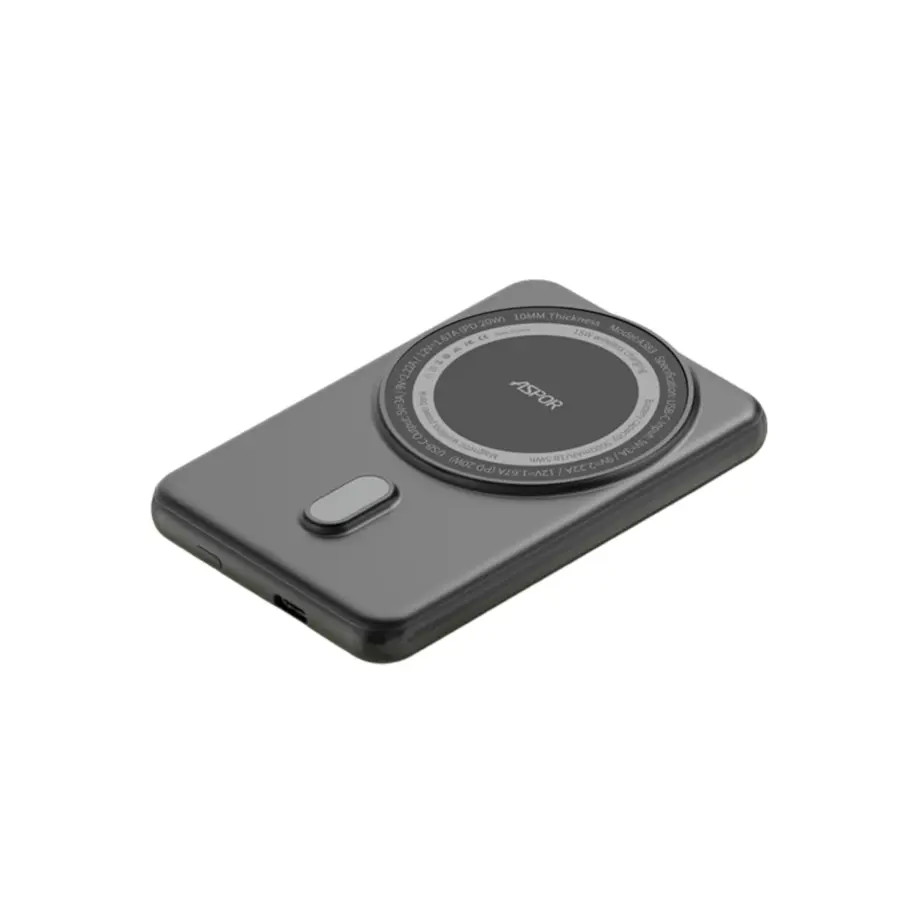 ASPOR A383 5000mAh Magnetic Wireless Power Bank - Shopo.lk Sri Lanka