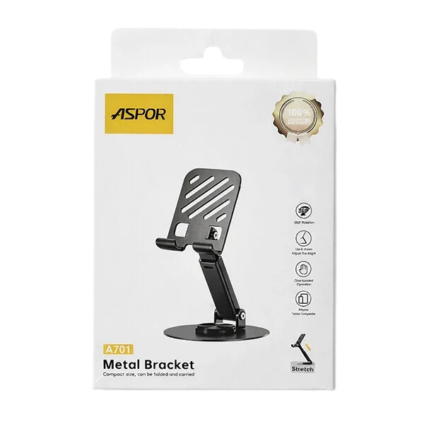ASPOR A701 Metal Phone Bracket Holder - photo 4 - Shopo.lk