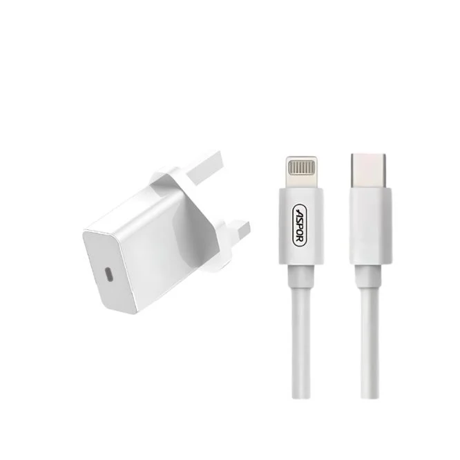 Aspor A808 20W Type-C To lightning Power Adapter - Shopo.lk Sri Lanka