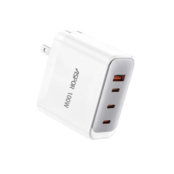 Aspor A837 100W GaN Super Fast Charger (UK ) - Shopo.lk Sri Lanka