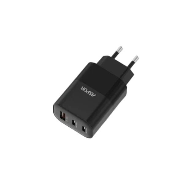 ASPOR A883 UK Plug 65W PD GaN Fast Charger - Shopo.lk Sri Lanka
