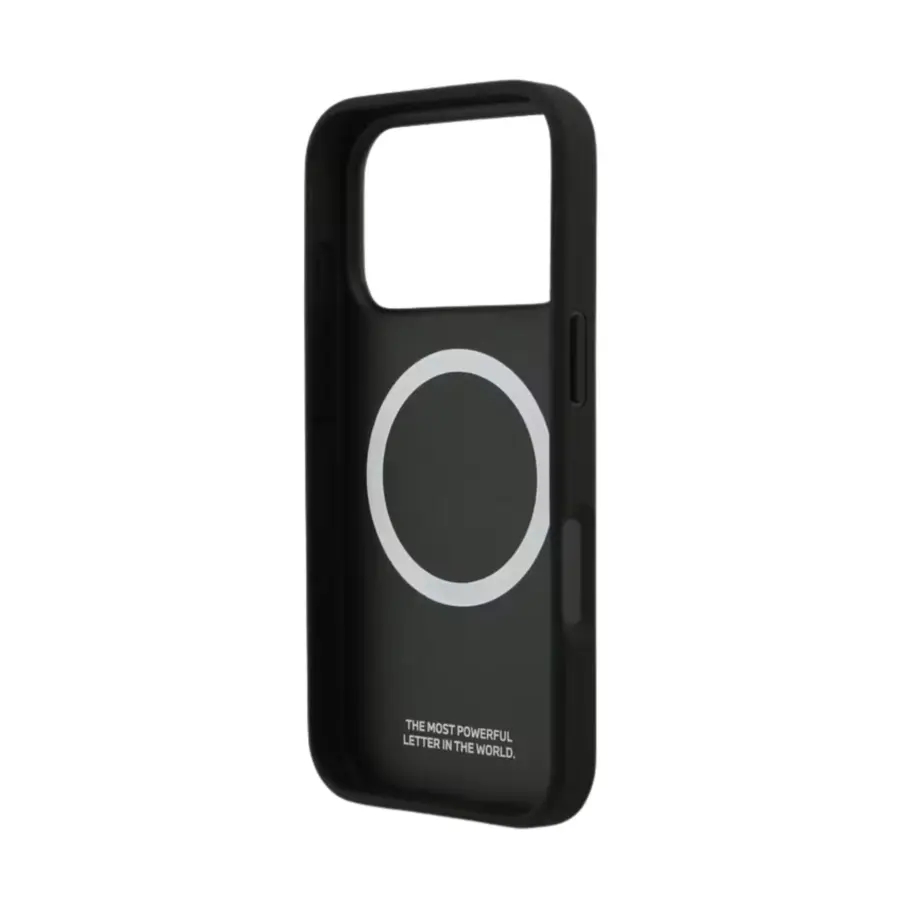 BMW Magsafe PU Perforated Stripes Leather Case for iPhone 17 Pro / 17 Pro Max - Navy/Black - photo 4 - Shopo.lk