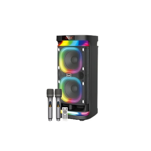 BRODU BTS-1990 60W Dual 8-Inch Karaoke Speaker - photo 2 - Shopo.lk
