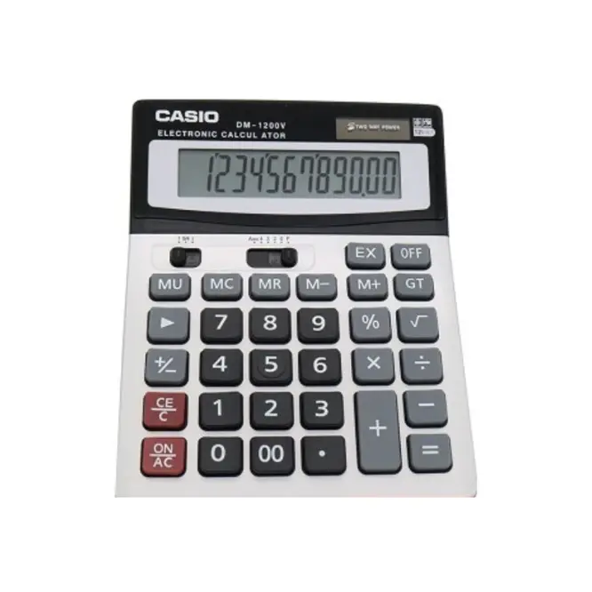 Casio DM-1200V Electronic Calculator - Shopo.lk Sri Lanka