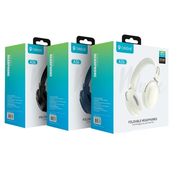 Celebrat A36 Foldable Wireless Bluetooth Headphone - photo 4 - Shopo.lk