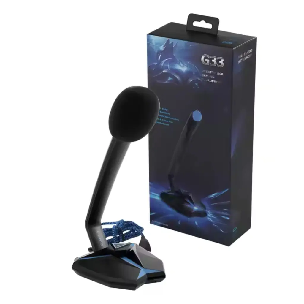 G33 Desktop USB Gaming Microphone - photo 2 - Shopo.lk