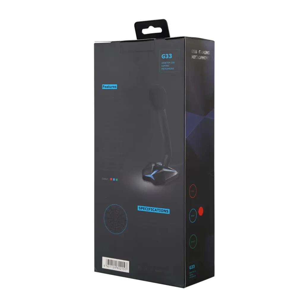 G33 Desktop USB Gaming Microphone - photo 3 - Shopo.lk