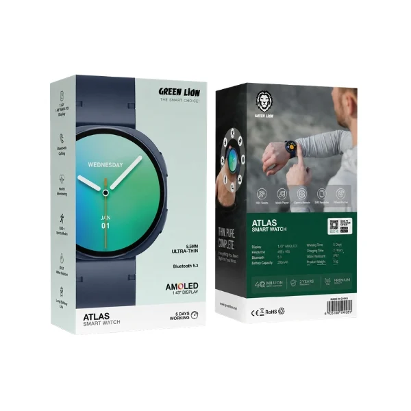 Green Lion Atlas AMOLED Smart Watch (GL-SWA63) – photo 3