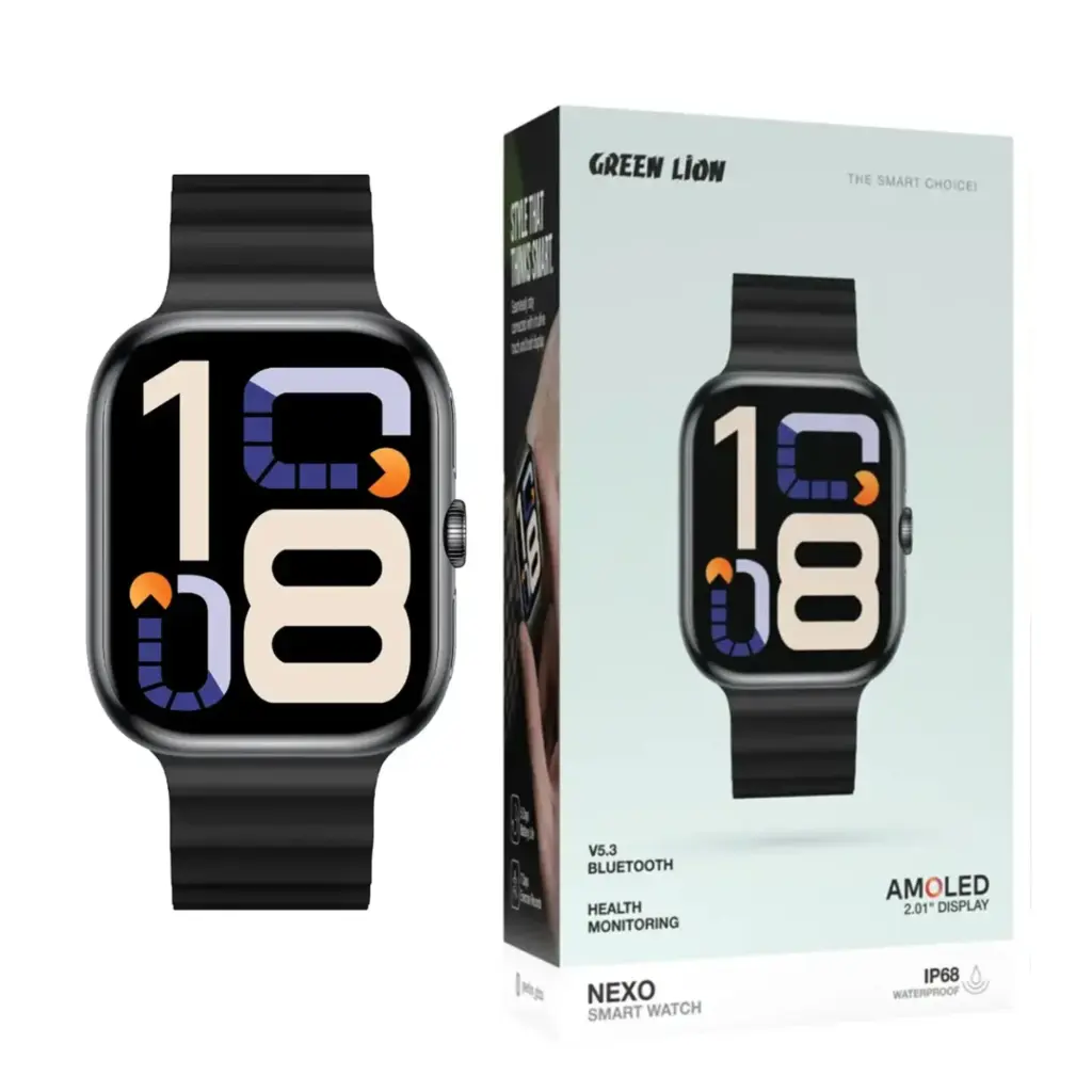 Green Lion GL-SWA47 Nexo AMOLED Smartwatch – Black – photo 2