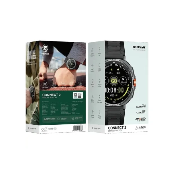 Green Lion GL-SWA61 Connect 2 Smart Watch - photo 4 - Shopo.lk