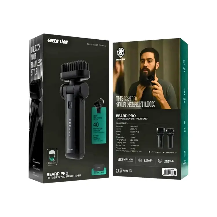 Green Lion GL-TM52 Beard Straightener Pro - photo 3 - Shopo.lk