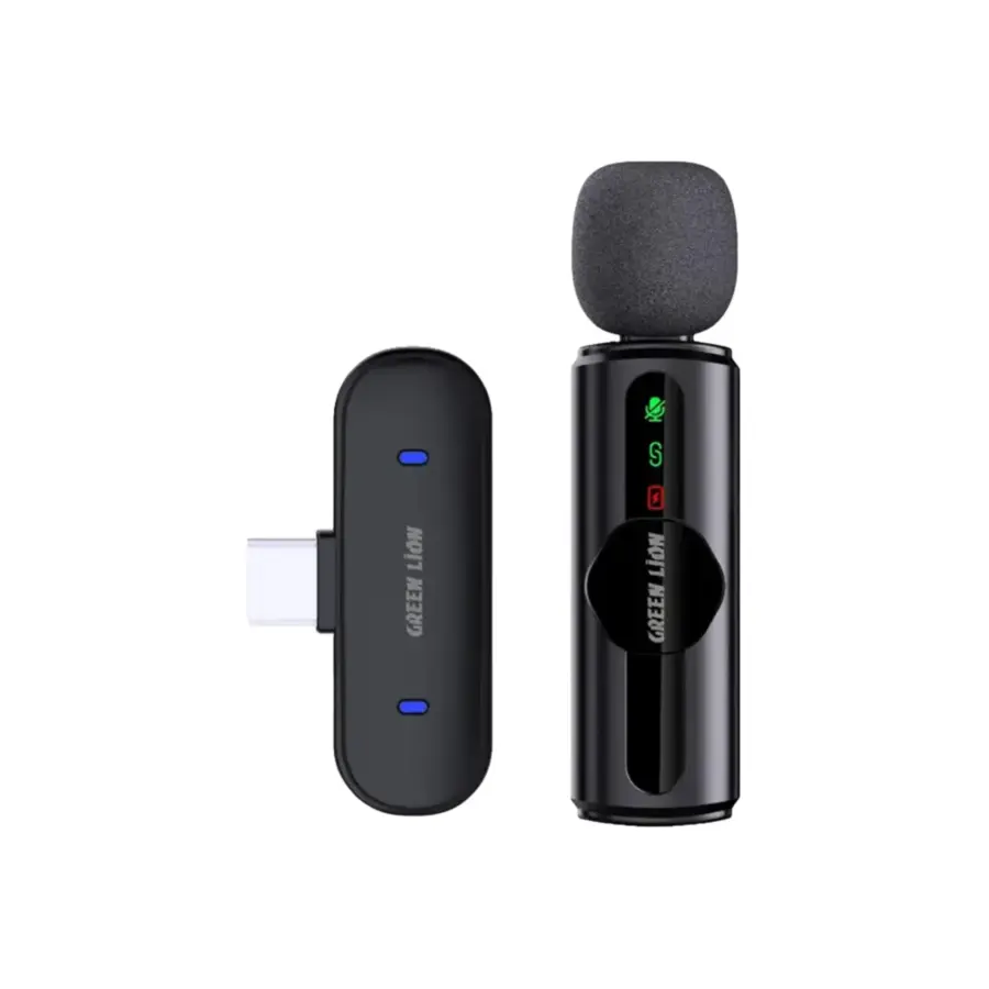 Green Lion GM-75X Noise Cancellation Wireless Microphone – Black – photo 1