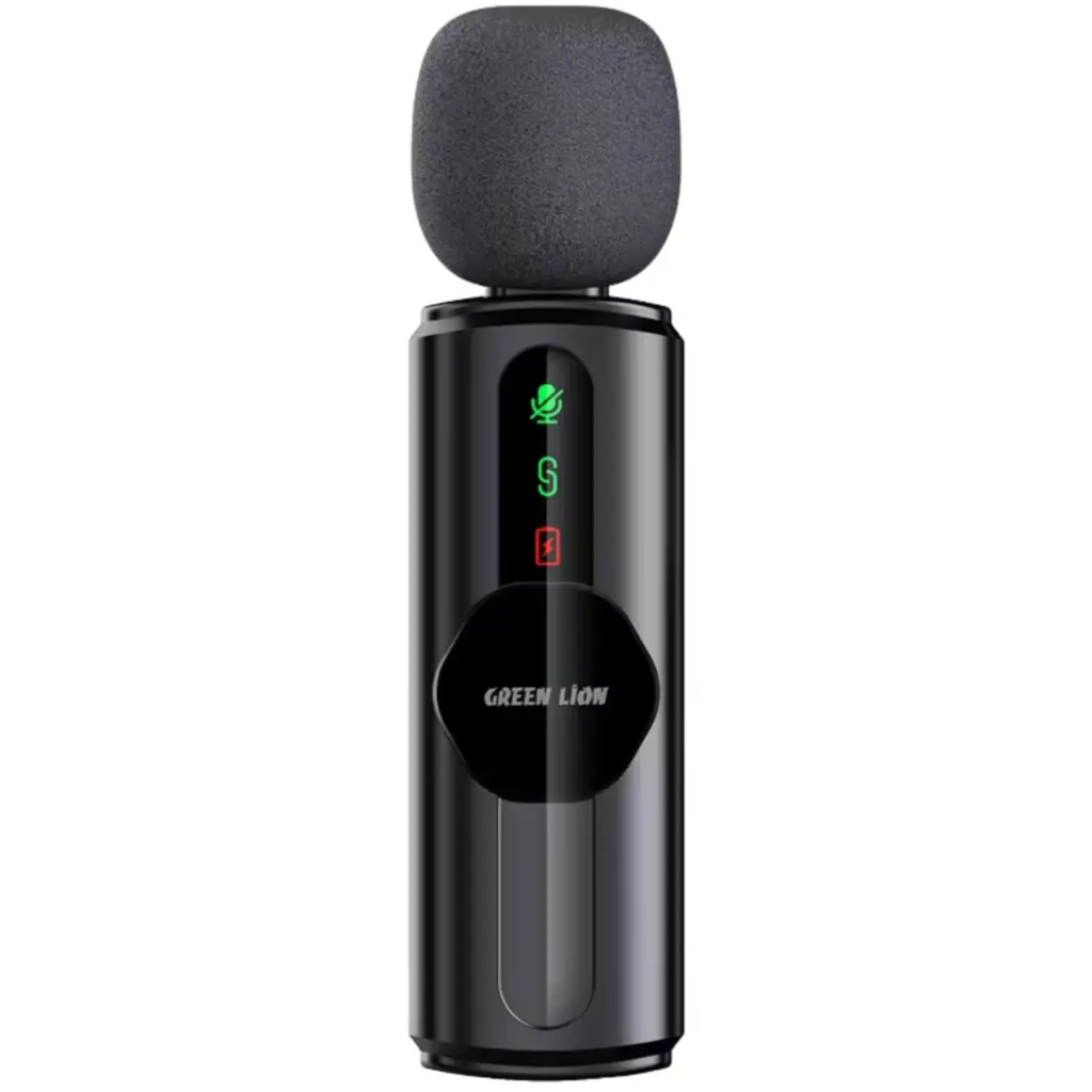 Green Lion GM-75X Noise Cancellation Wireless Microphone – Black – photo 4