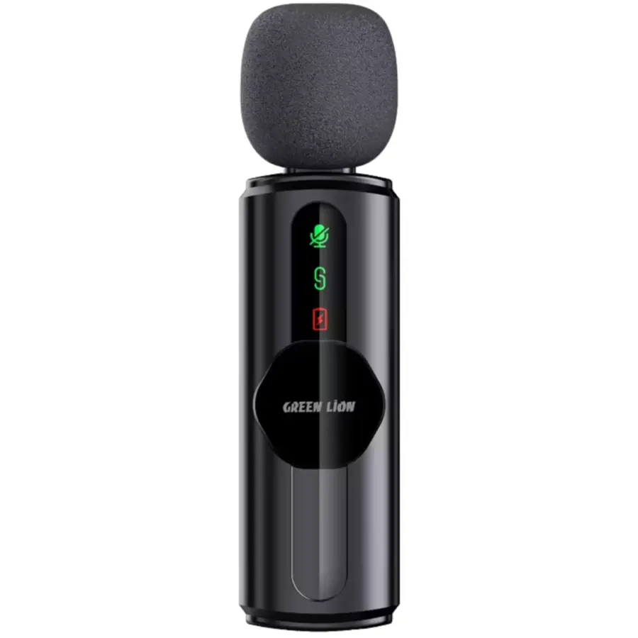 Green Lion GM-75X Noise Cancellation Wireless Microphone – Black – photo 4