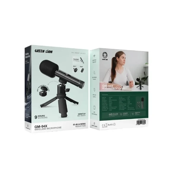 Green Lion GM-94X NC Wireless Microphone - photo 4 - Shopo.lk